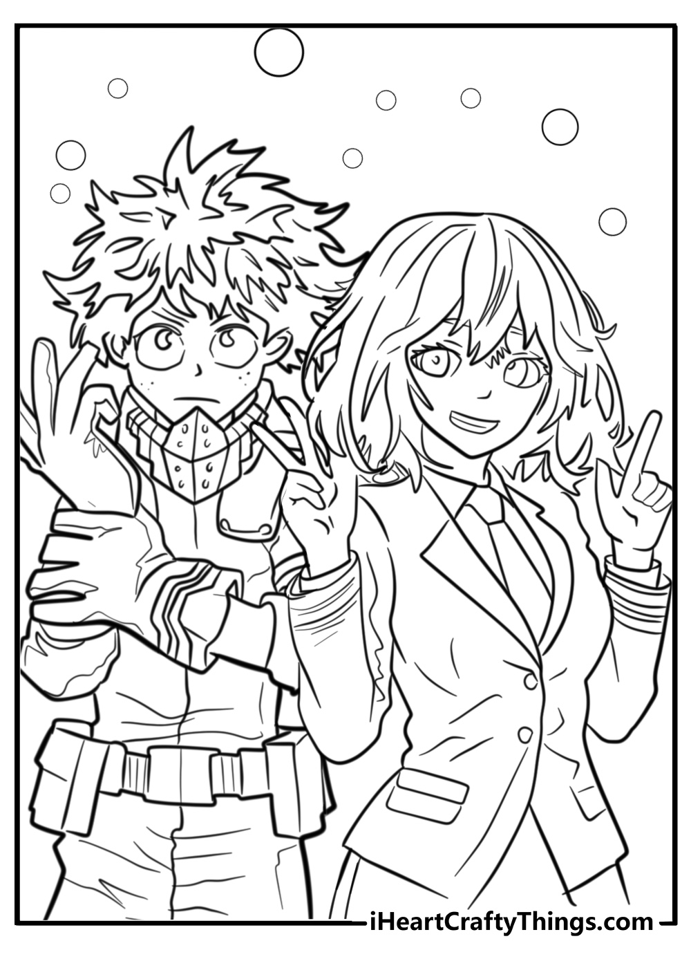 My hero academia coloring pages