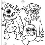 My singing monsters characters coloring pages August 19, 2