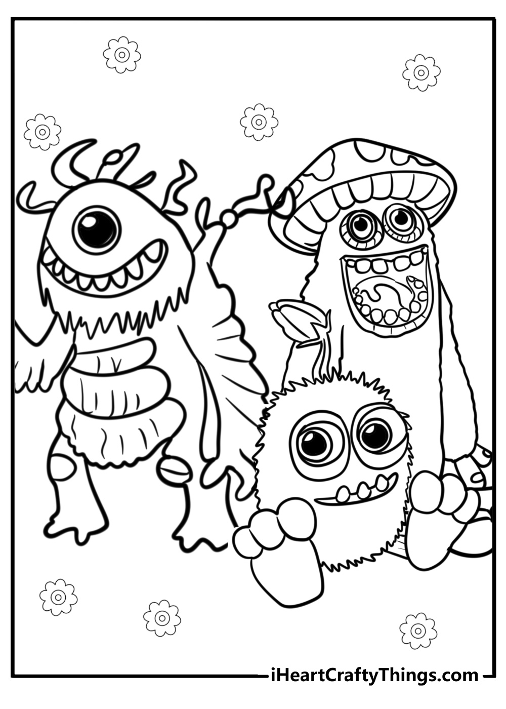 My singing monsters characters coloring pages August 19, 2