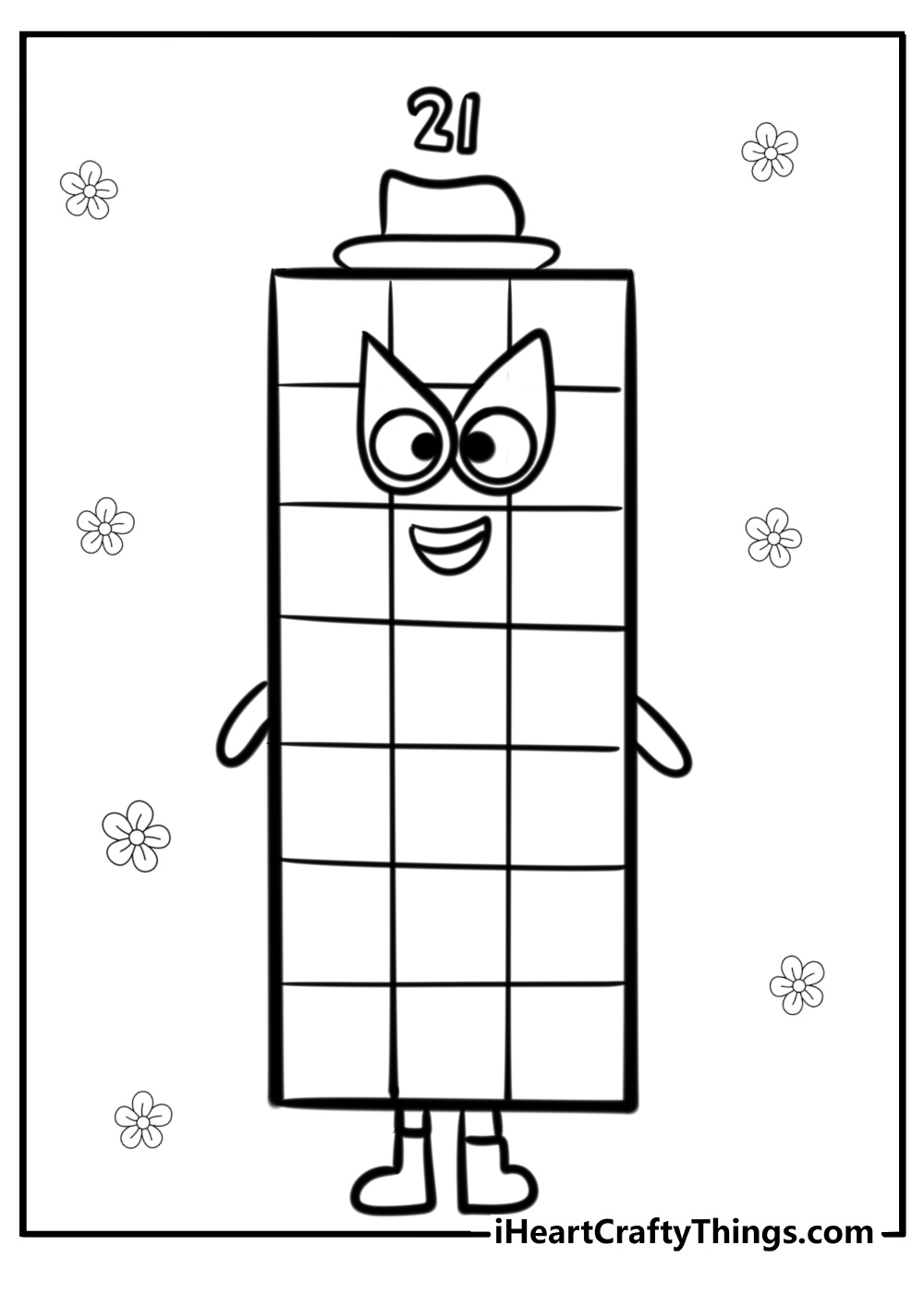 Numberblocks Coloring Pages 2025 