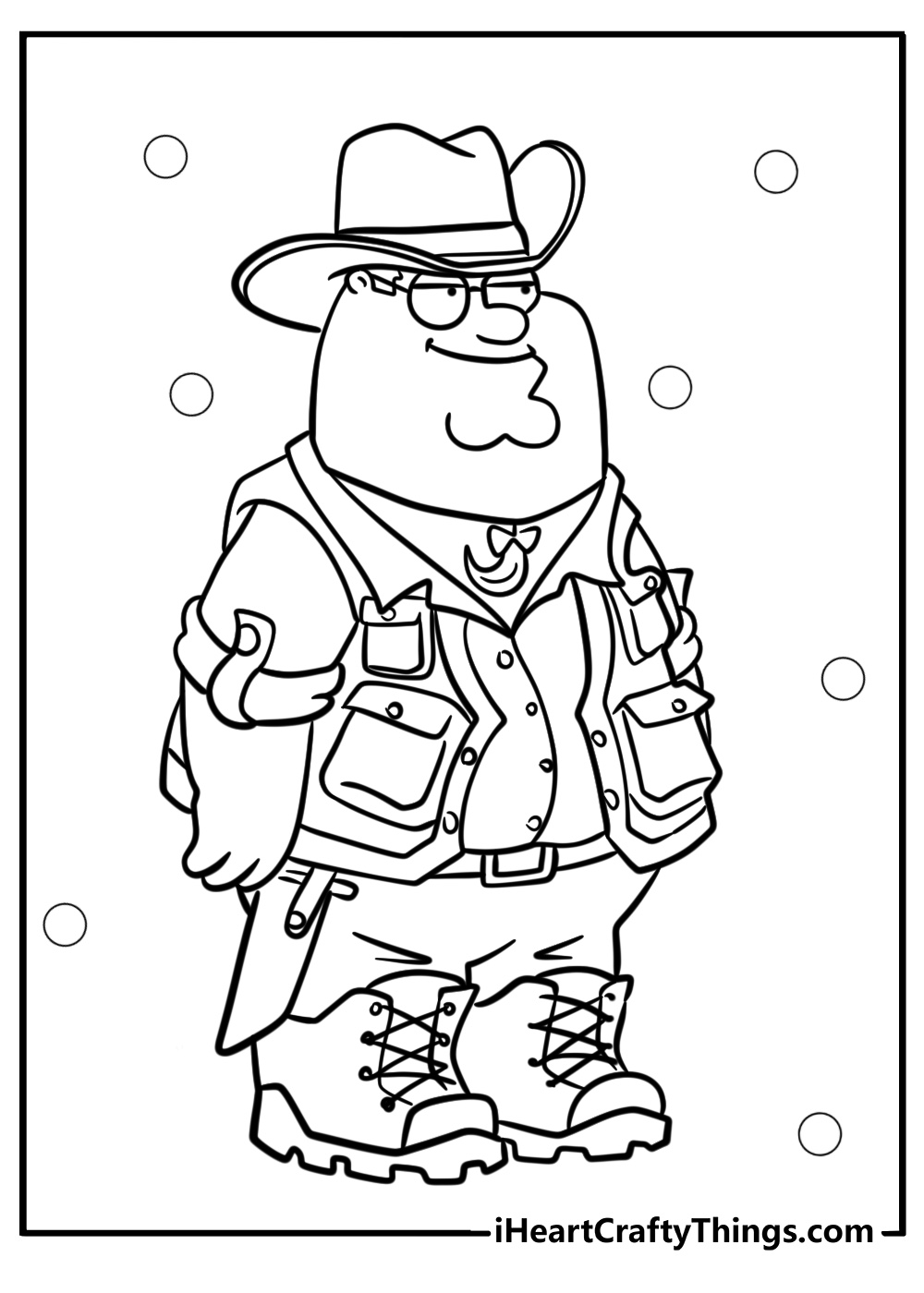 Peter griffin coloring pages