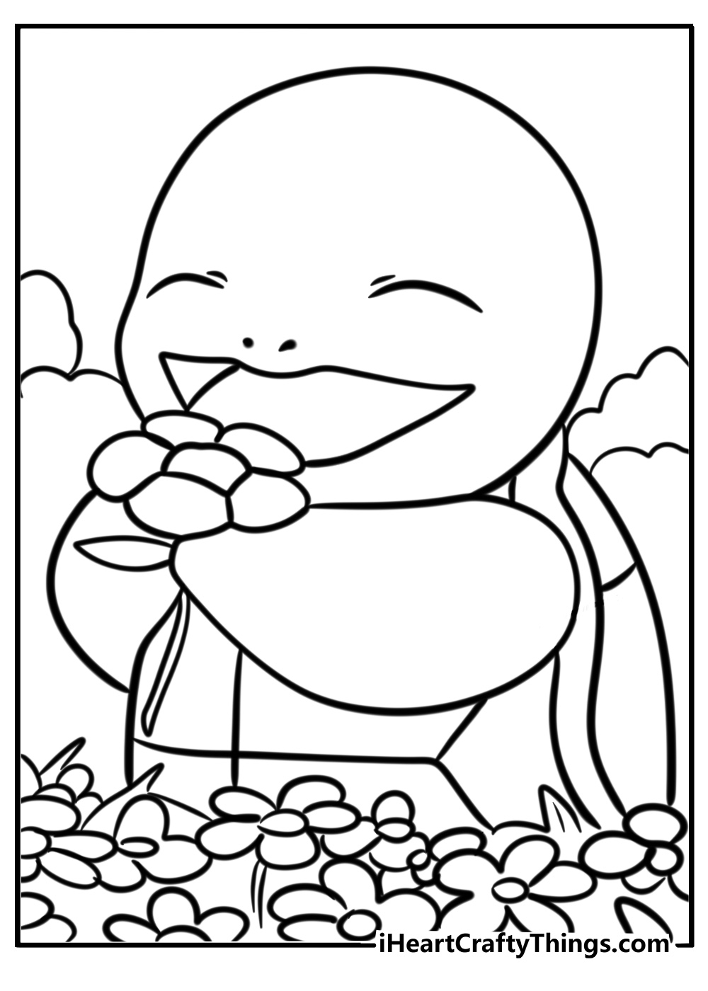 Pokemon squirtle coloring page