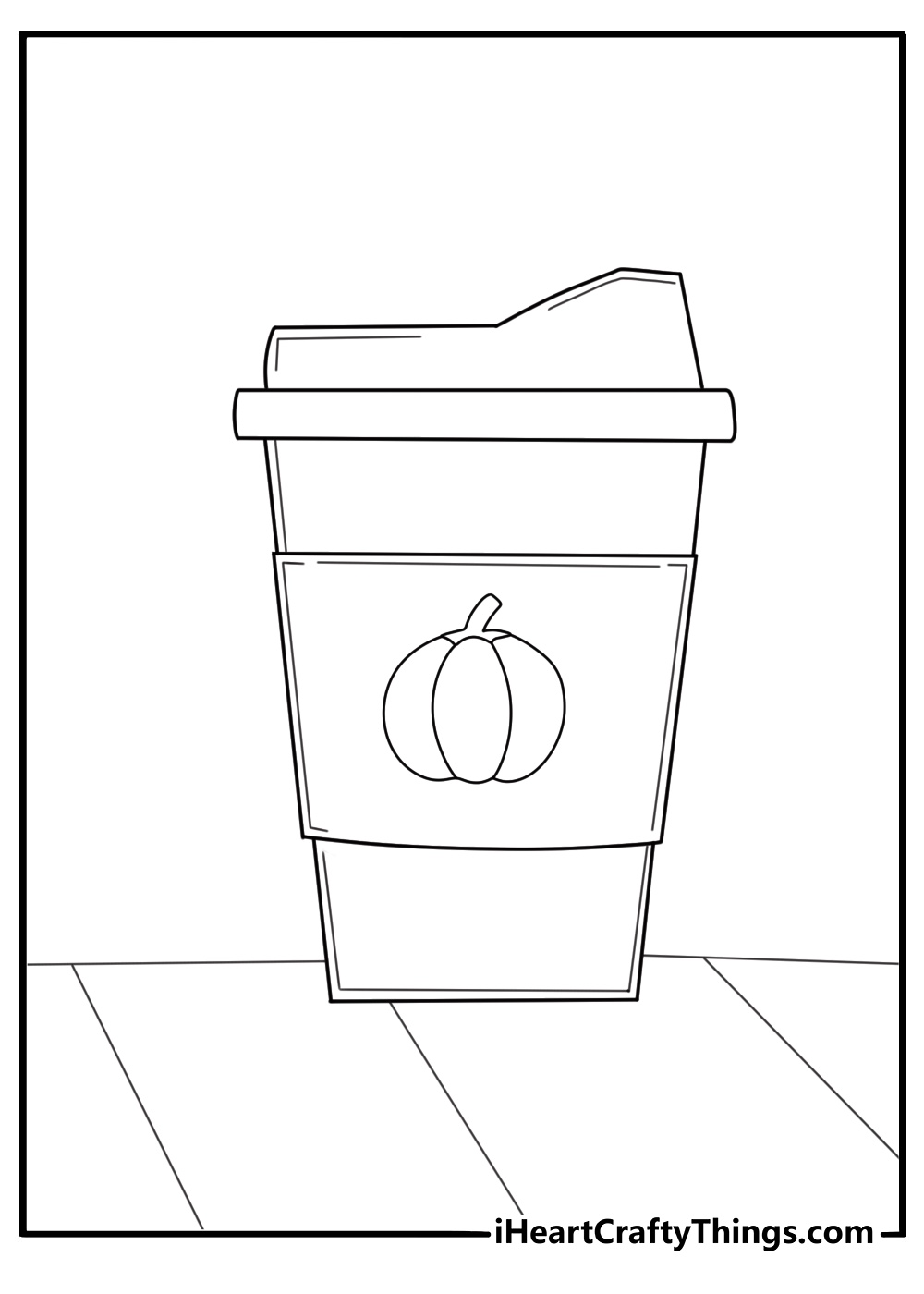 pumpkin spice latte cup