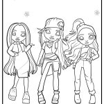 Rainbow high dolls coloring pages