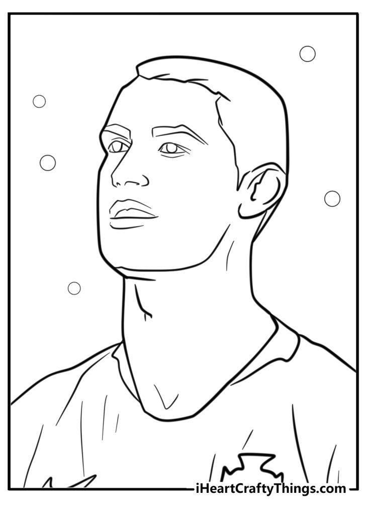 Cristiano Ronaldo Coloring Pages (25 Free Printable PDFs)