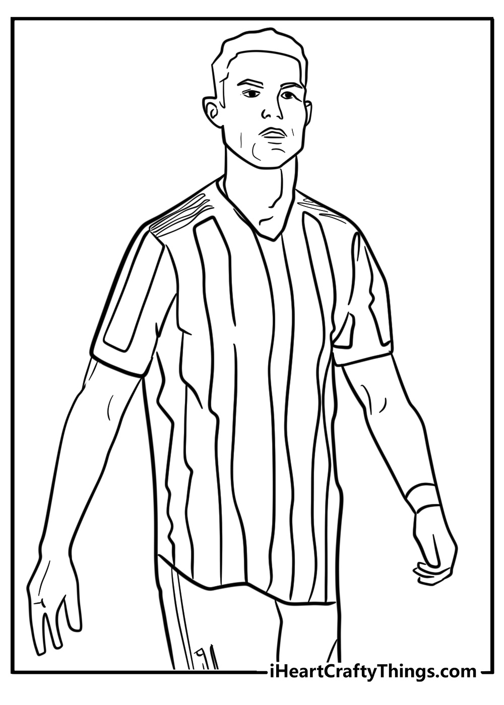 Ronaldo colouring pages juventus