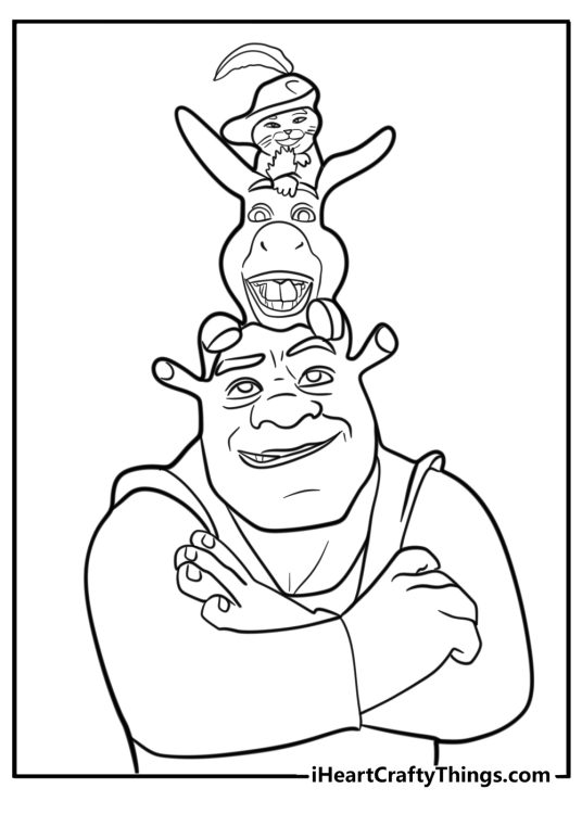 Shrek coloring pages