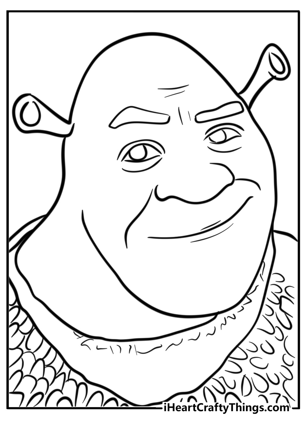 Shrek pictures to color