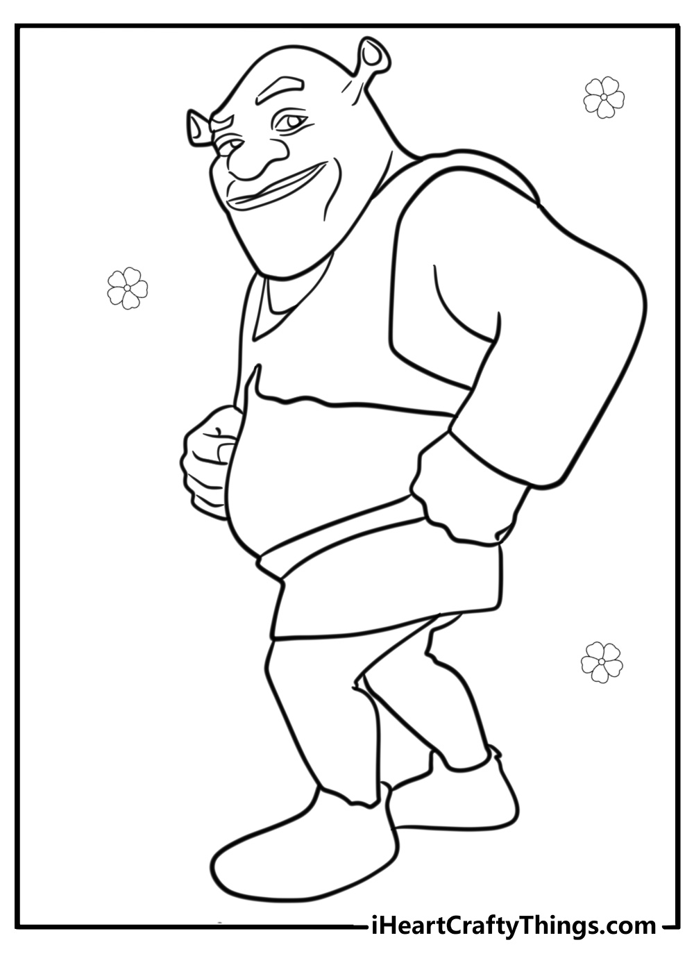 Shrek to color