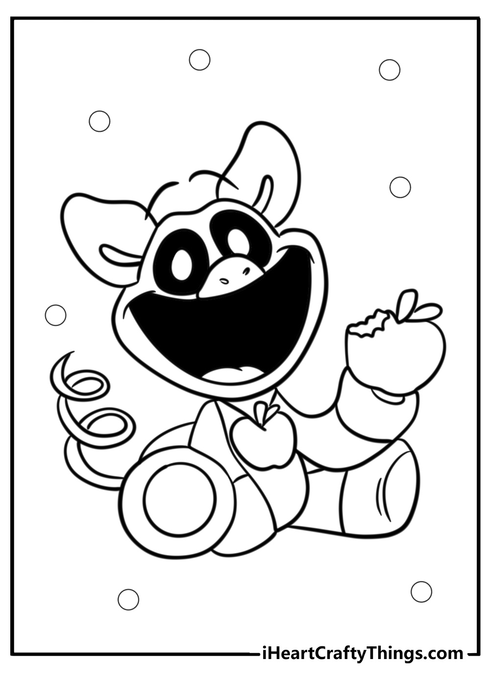 Smiling critters coloring pages picky piggy