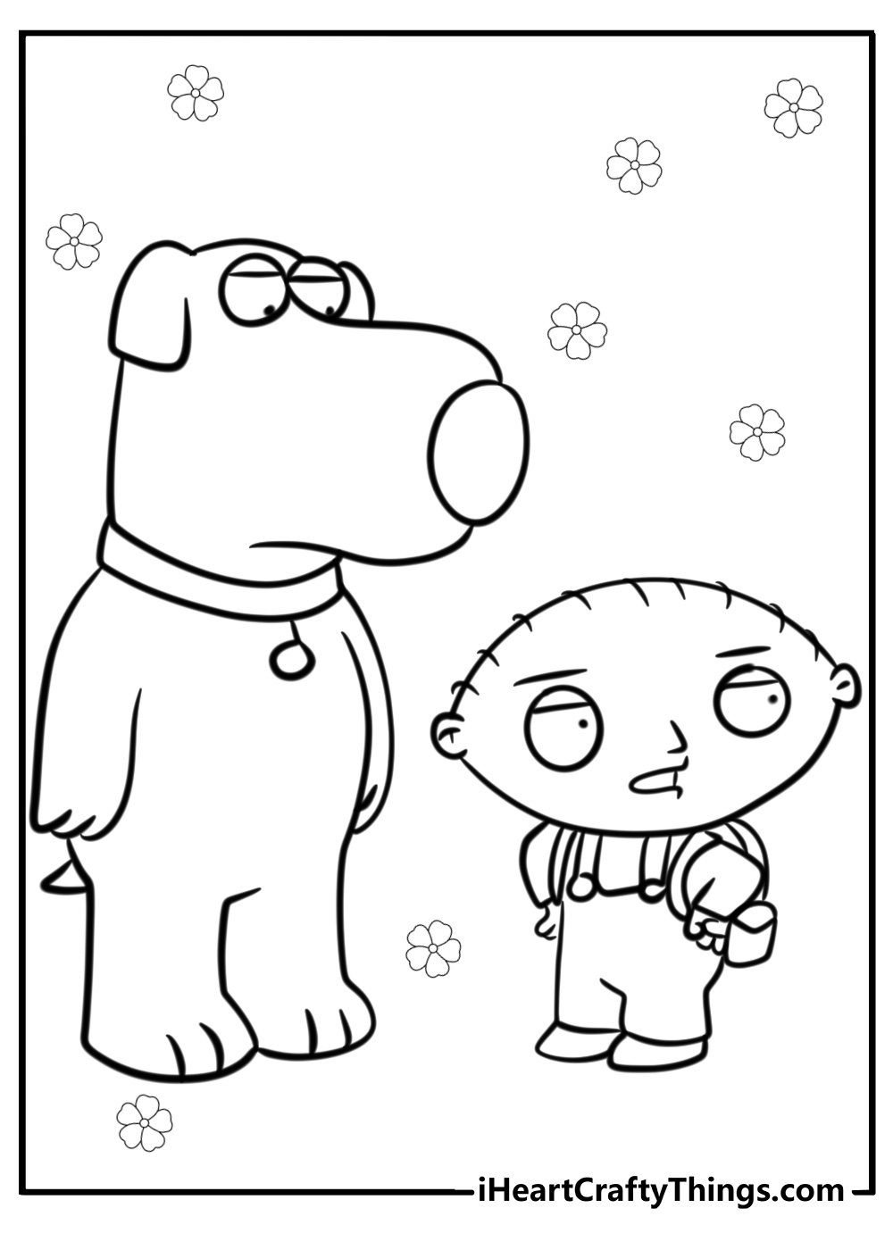 Stewie family guy coloring pages