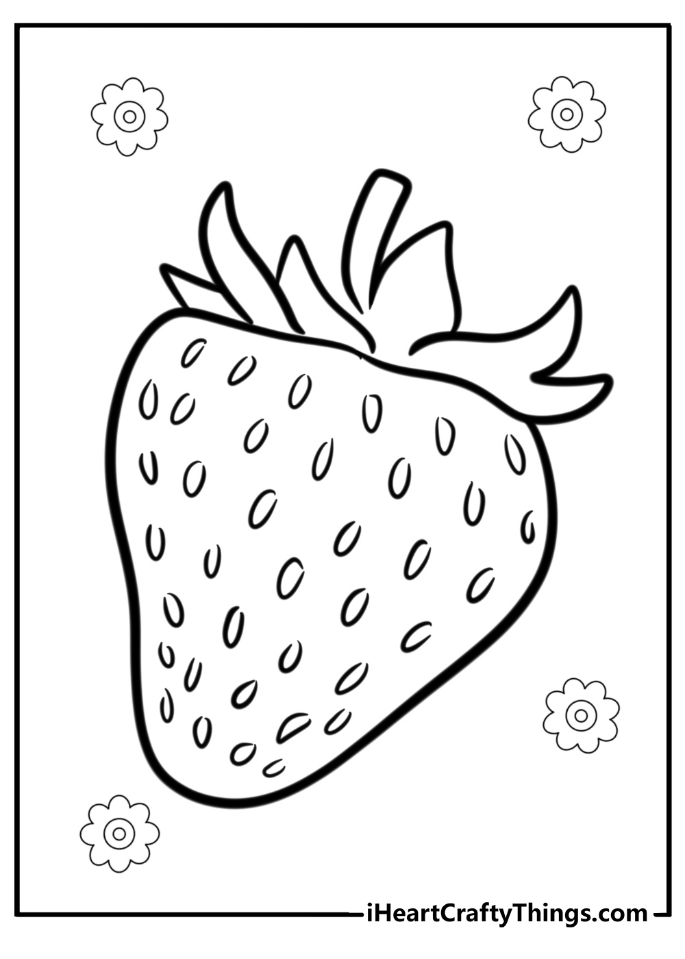 Strawberry print out