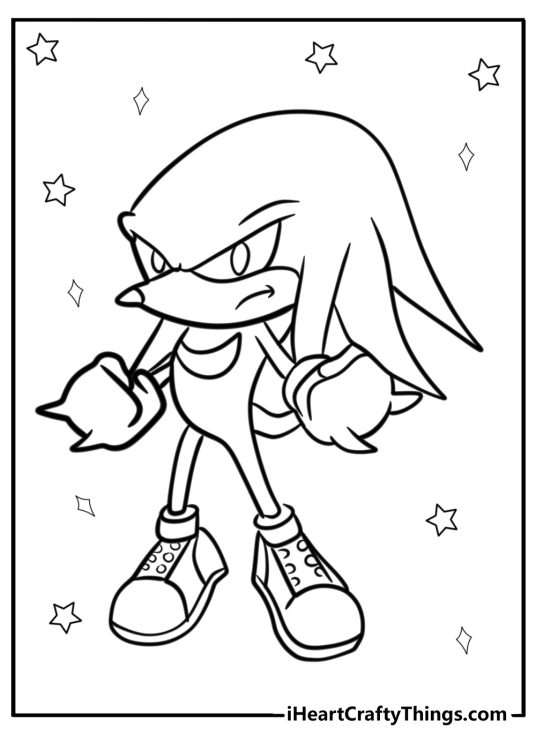 Super knuckles coloring pages