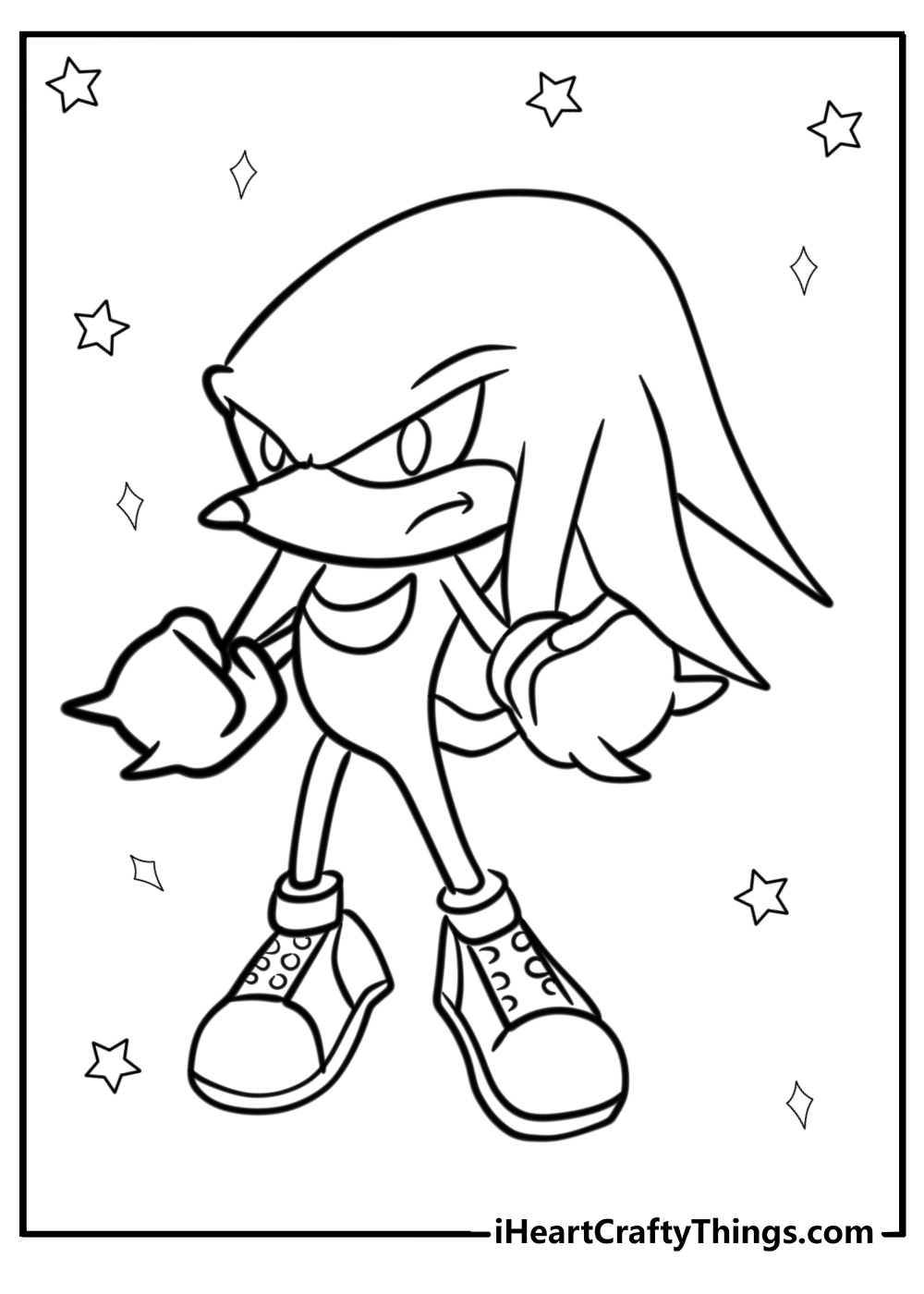 Super knuckles coloring pages