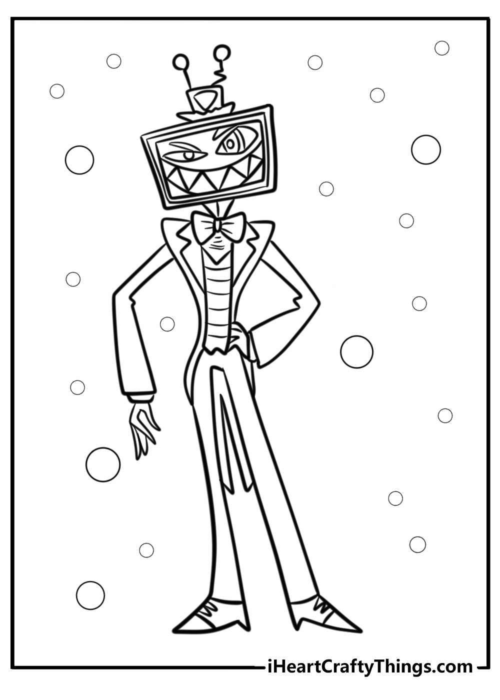 Vox hazbin hotel coloring pages