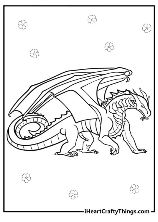 Wings of fire coloring pages peregrinecella