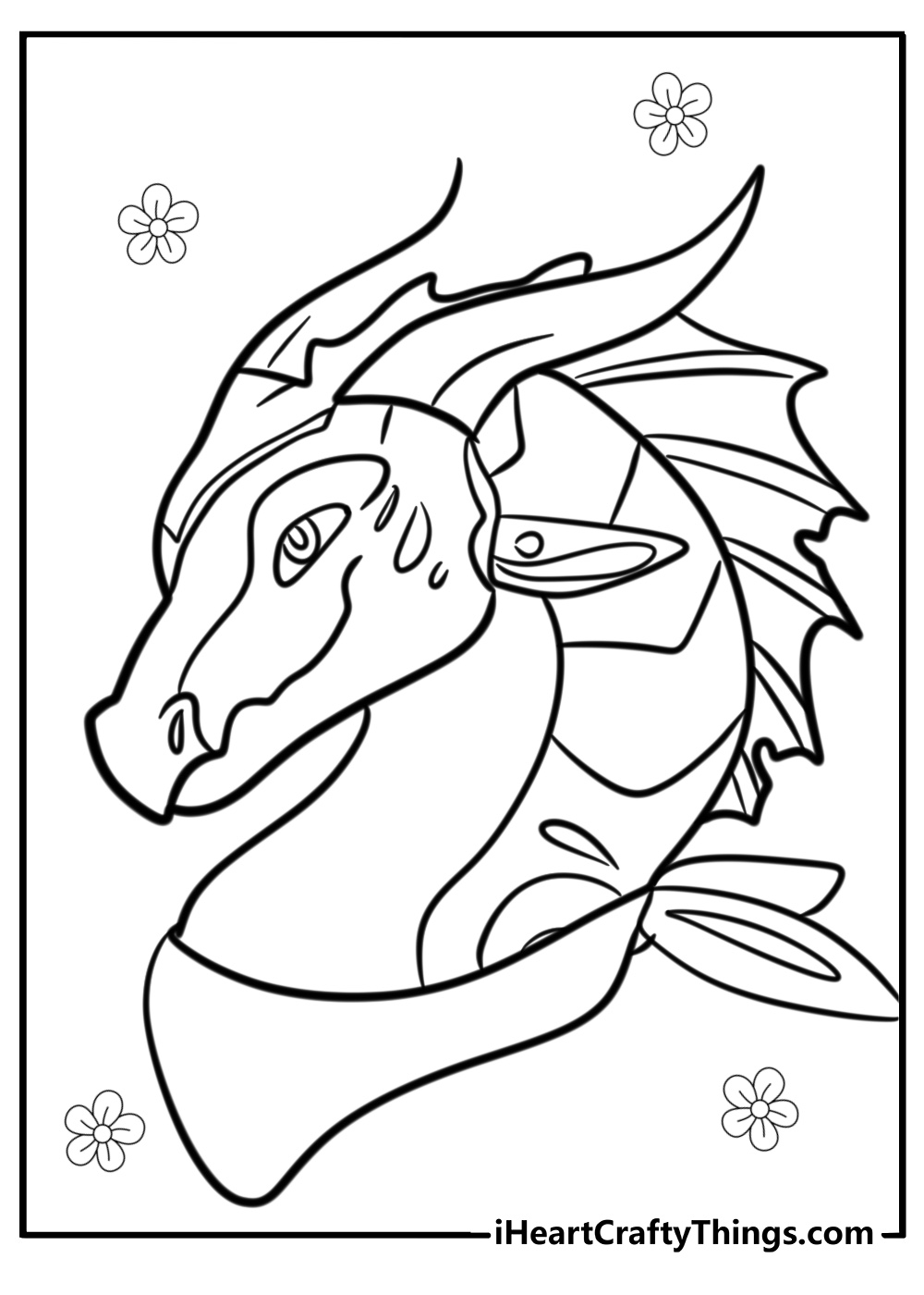 Wings of fire coloring pages seawing