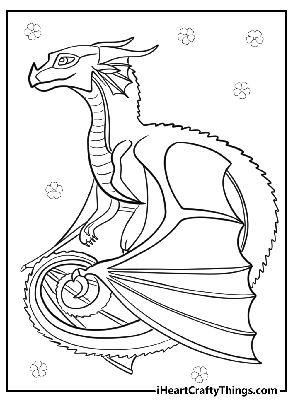 Wings of fire rainwing coloring pages