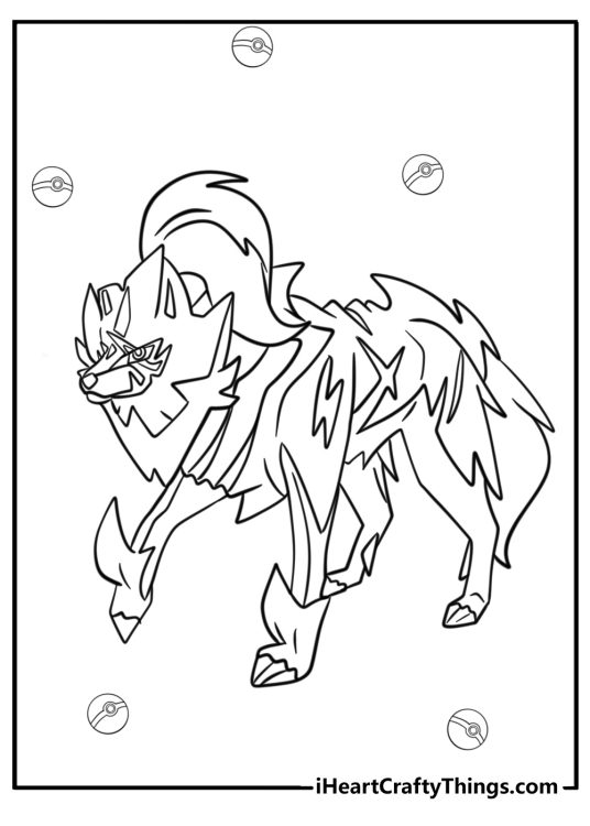legendary pokemon Zamazenta coloring page