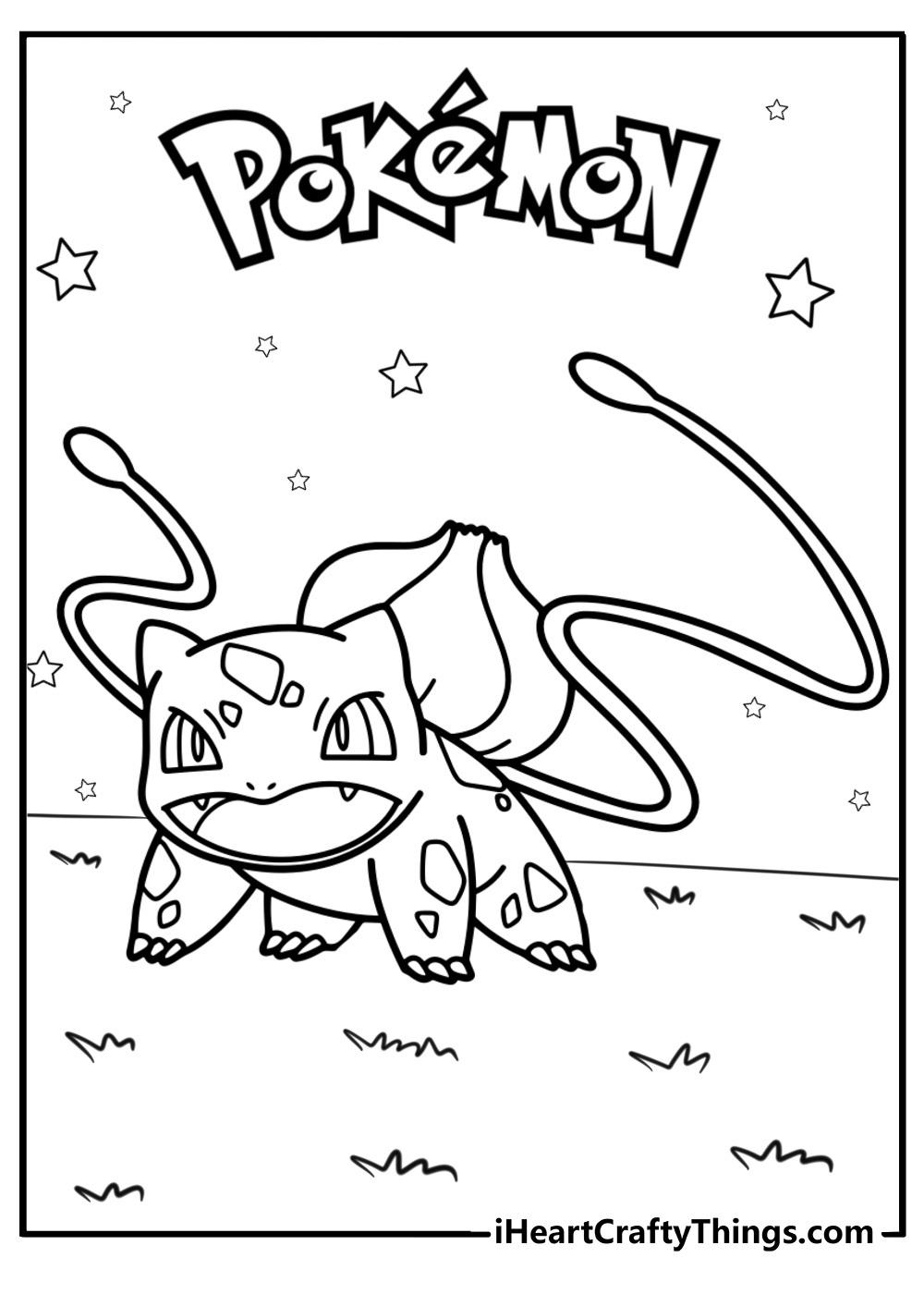 Bulbasaur pictures to color