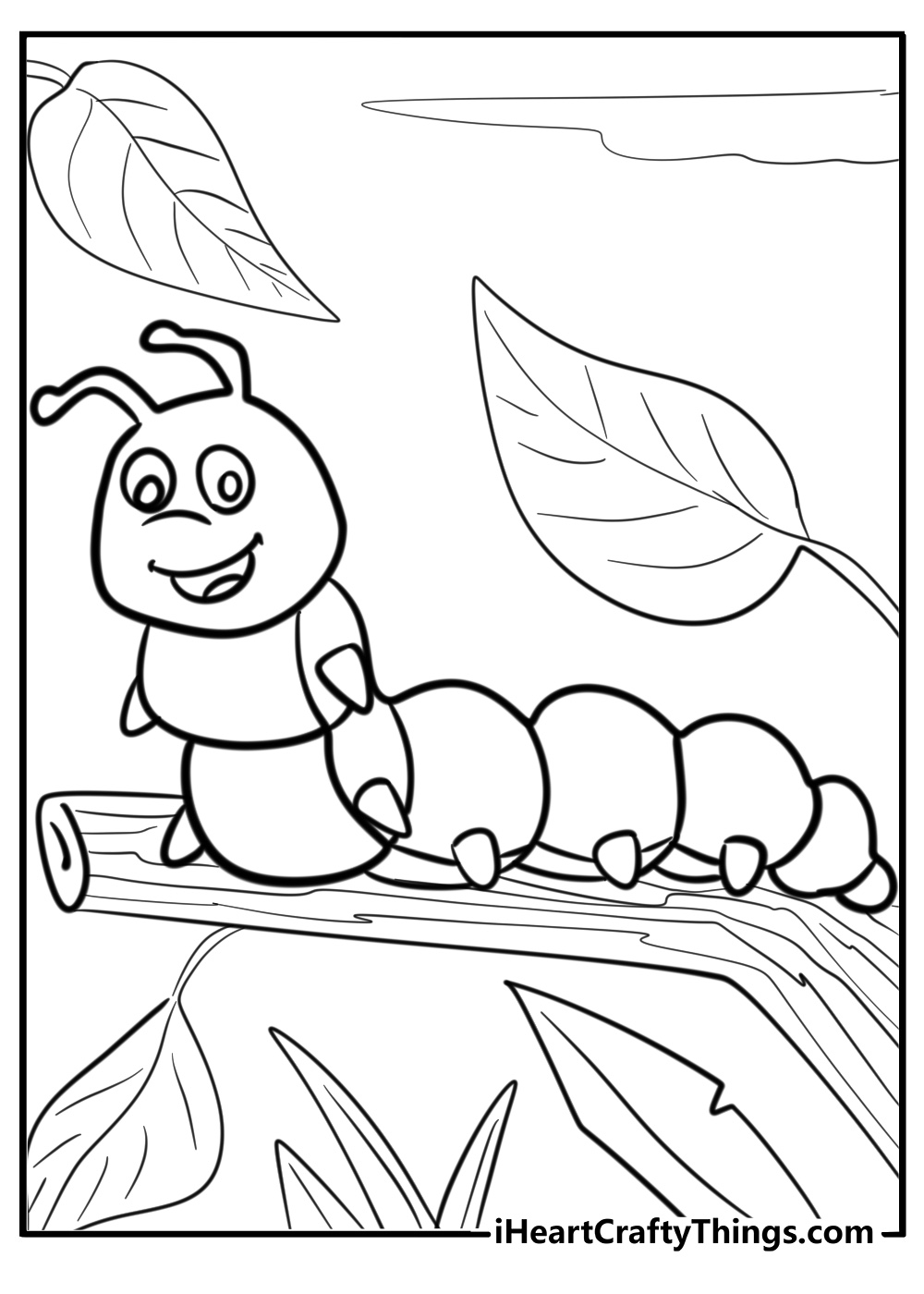 Cateripllar coloring pages