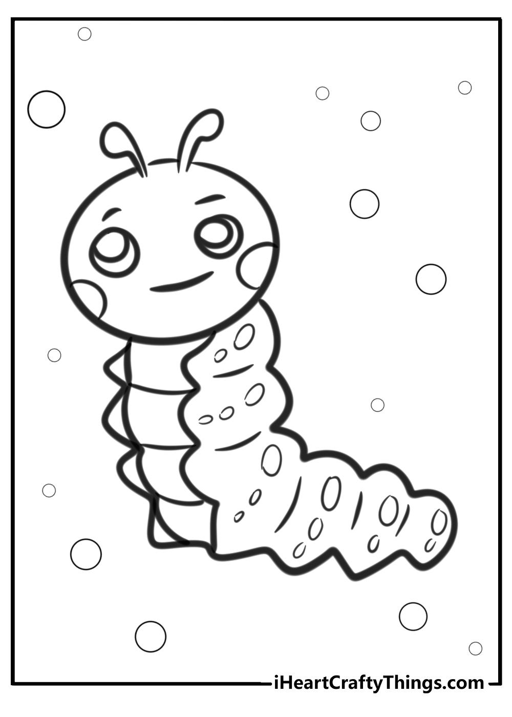 Caterpillar coloring pages printable