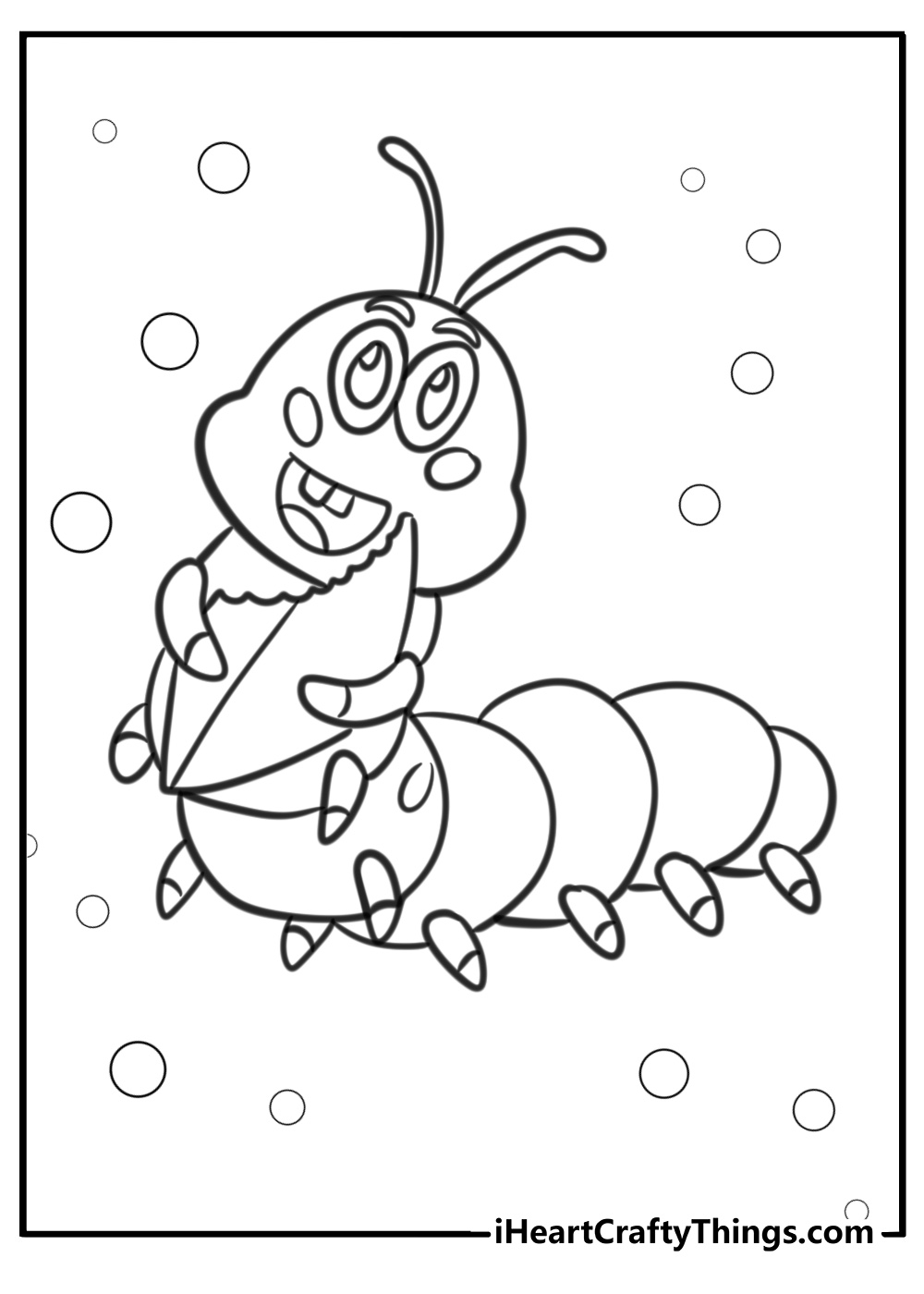 Caterpillar printable coloring pages