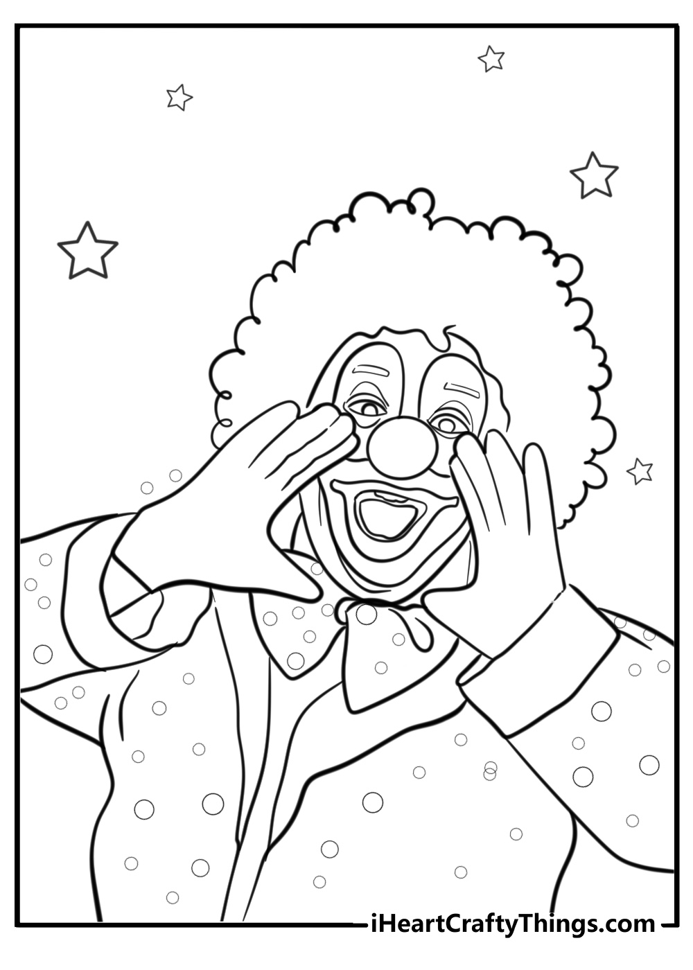 Clown coloring pages