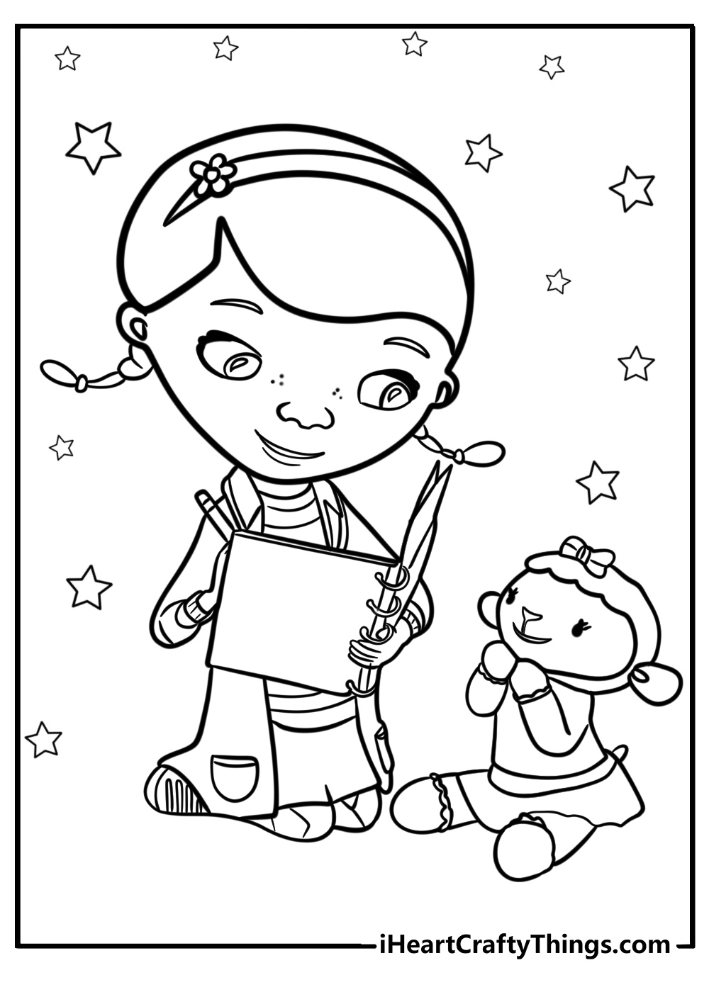 Doc mcstuffins performing a toy check up free pdf page