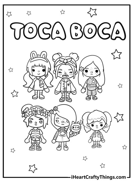 35 My Toca Boca Coloring Pages