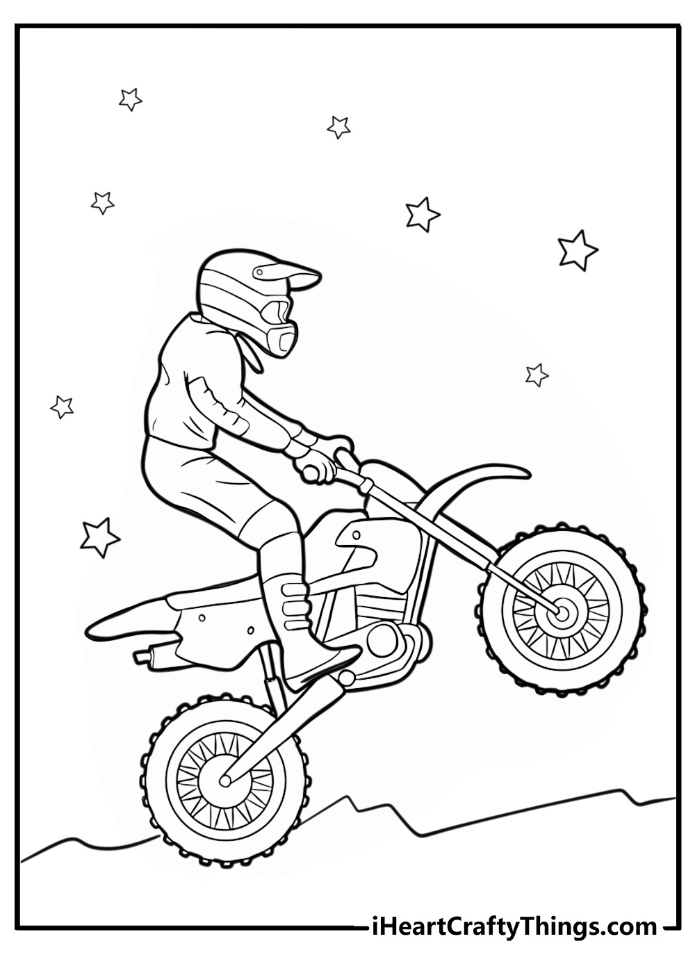 Freestyle holy grab trick coloring page