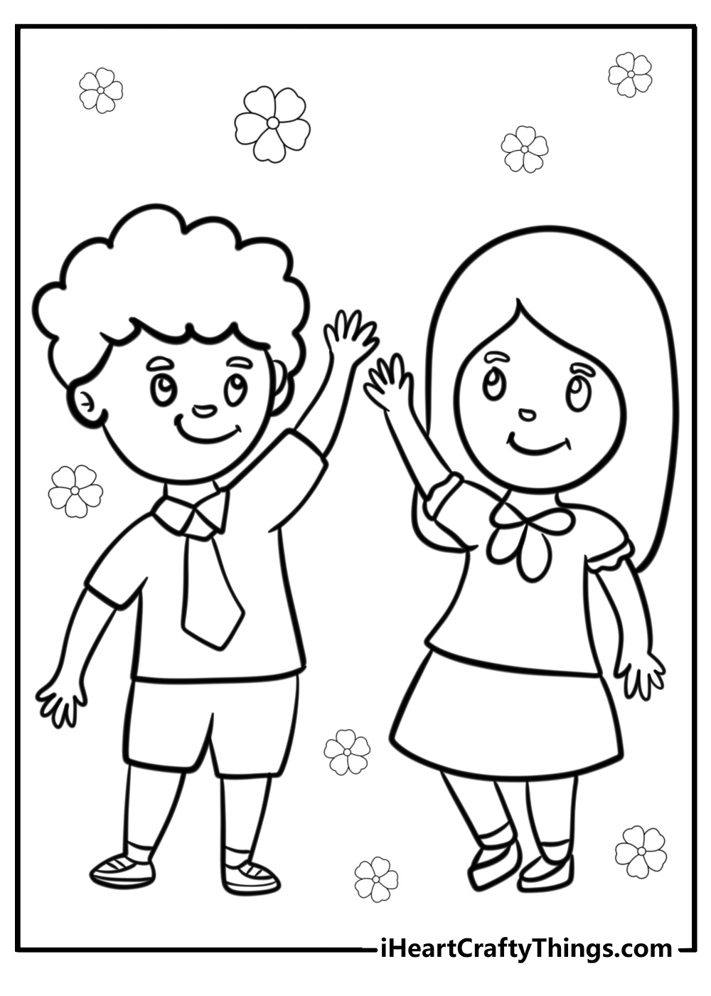 Friendship bff coloring pages