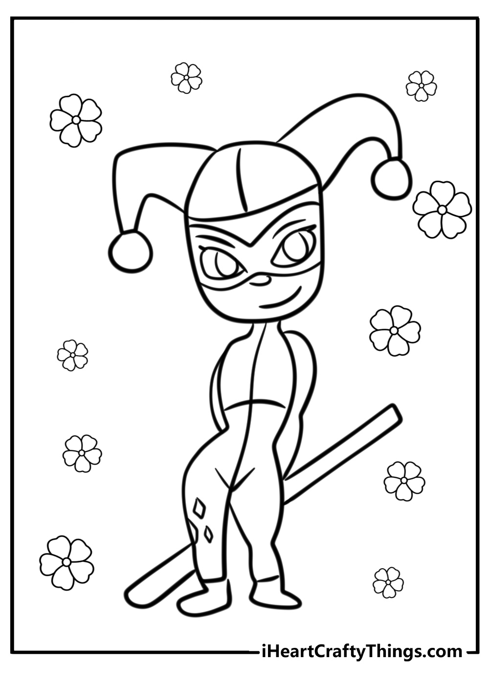 Harley quinn coloring book