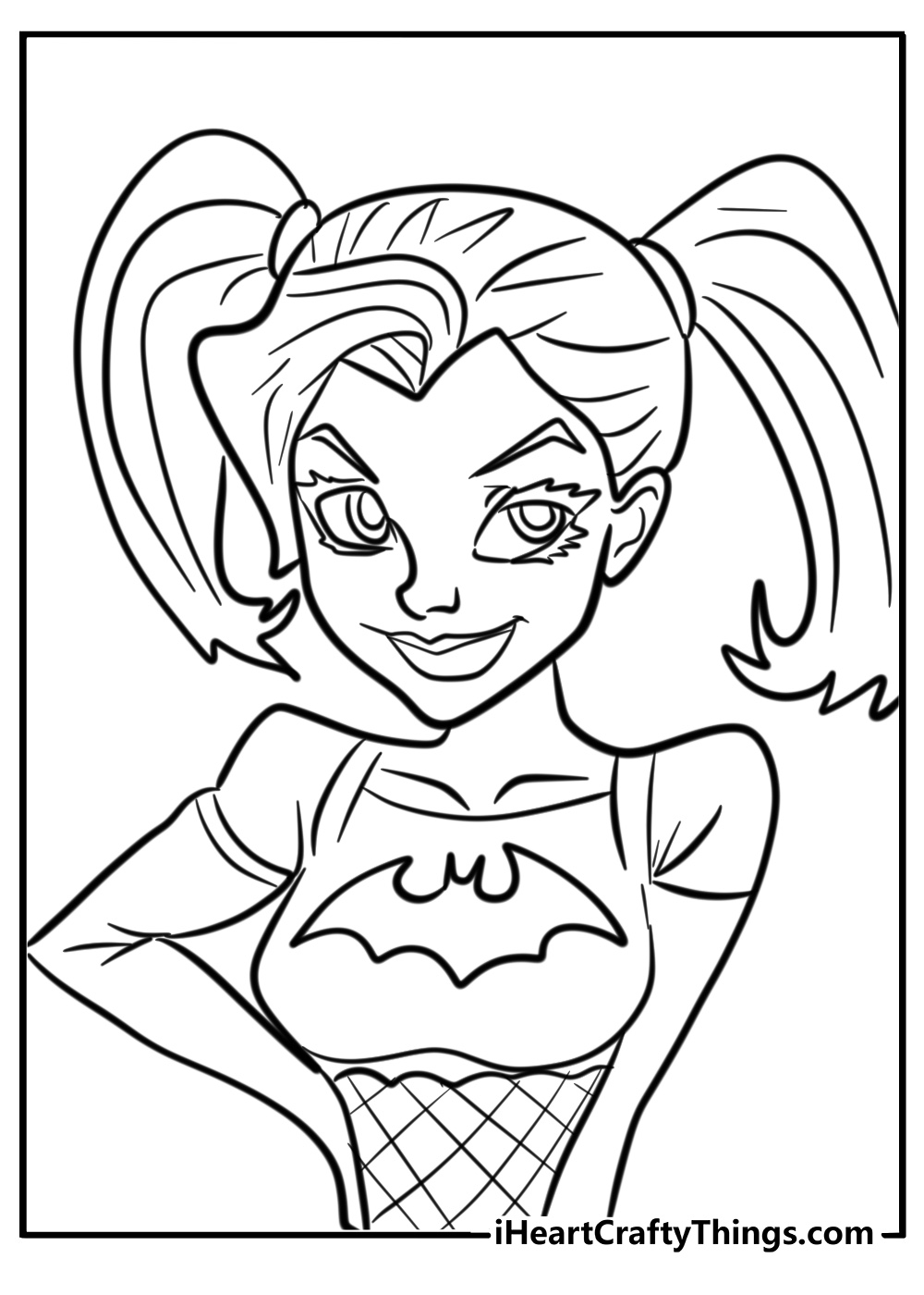 Harley quinn to color