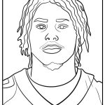 Justin Jefferson coloring pages