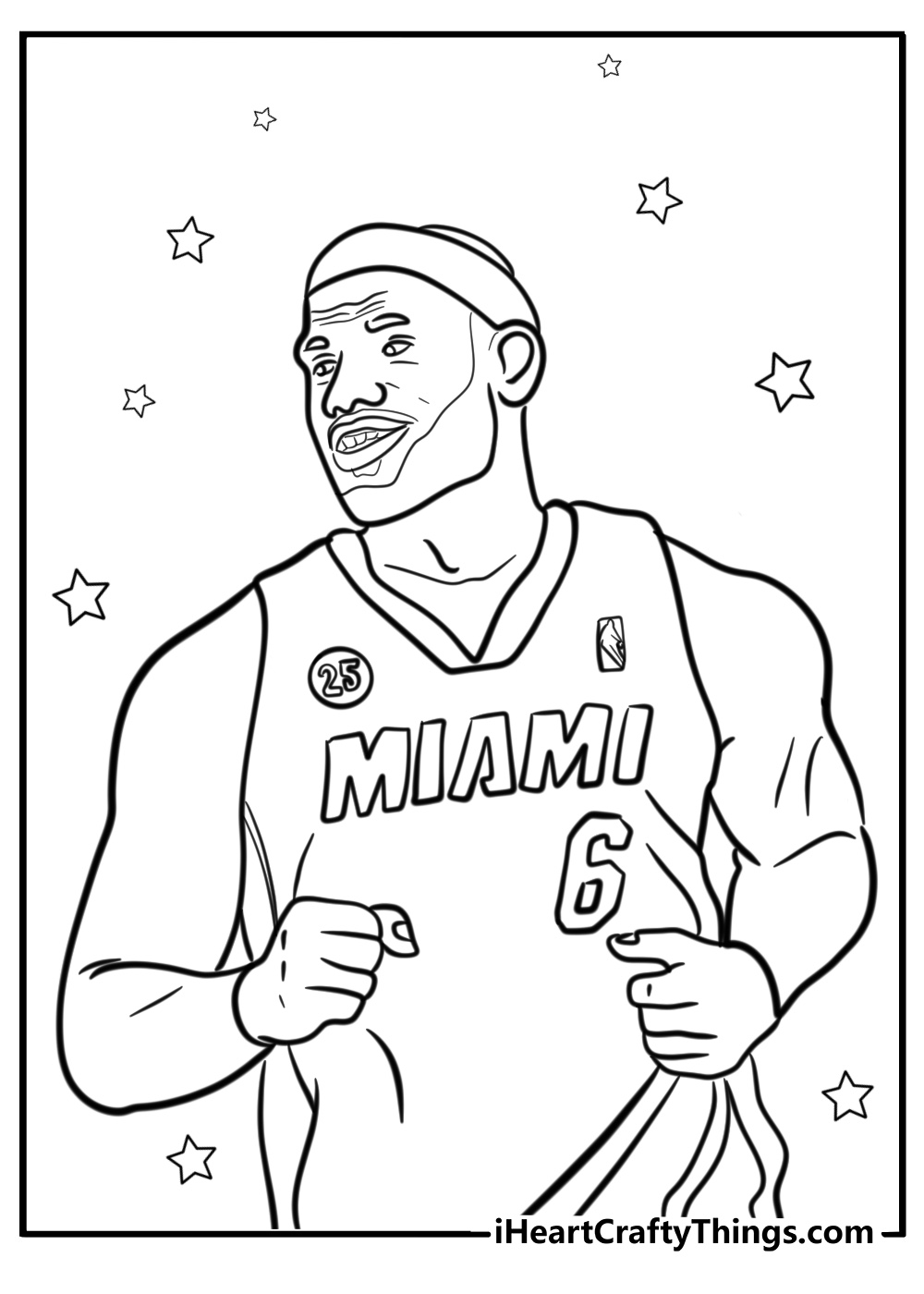 Lebron james coloring sheets