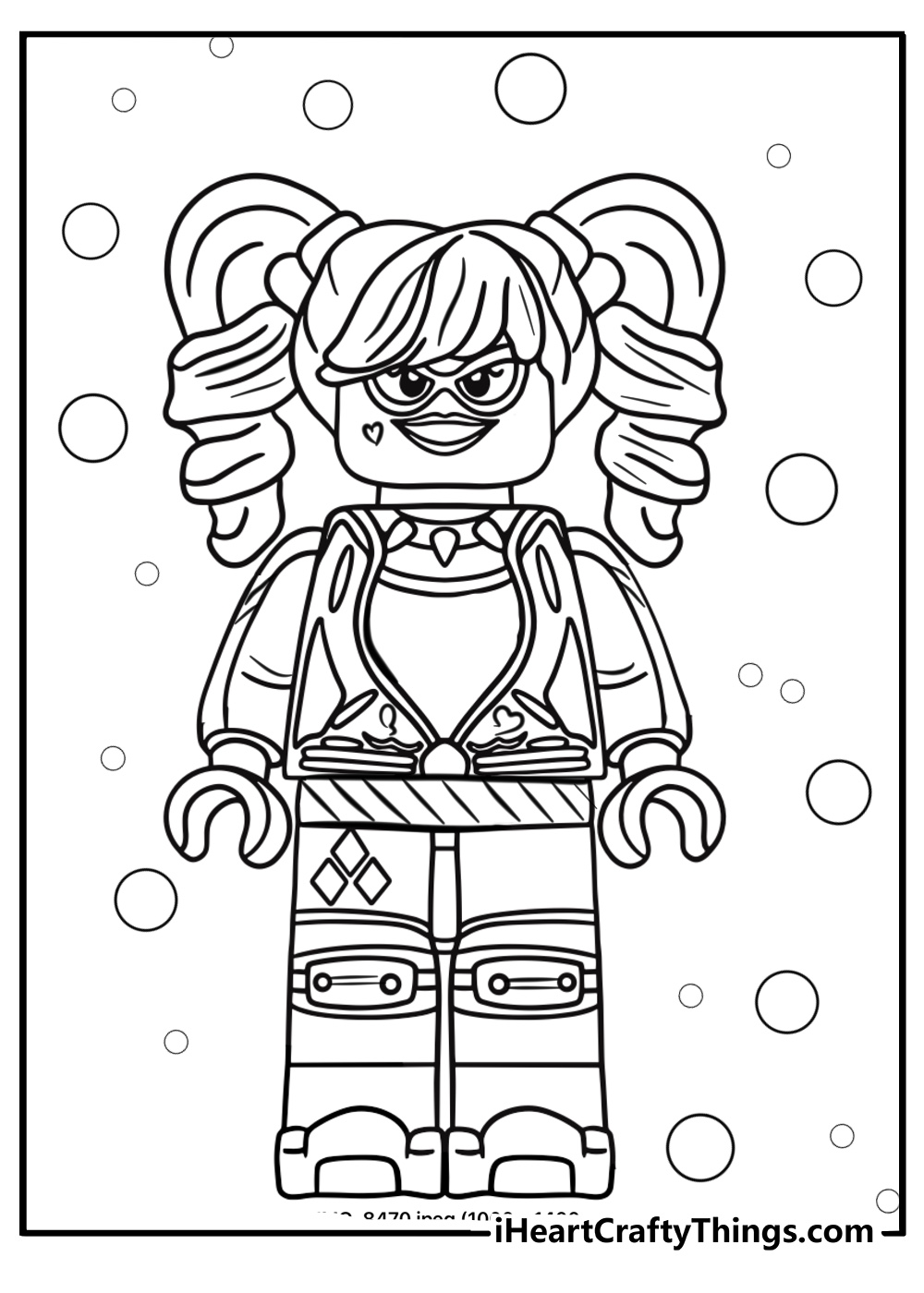 Lego harley quinn free pdf to color