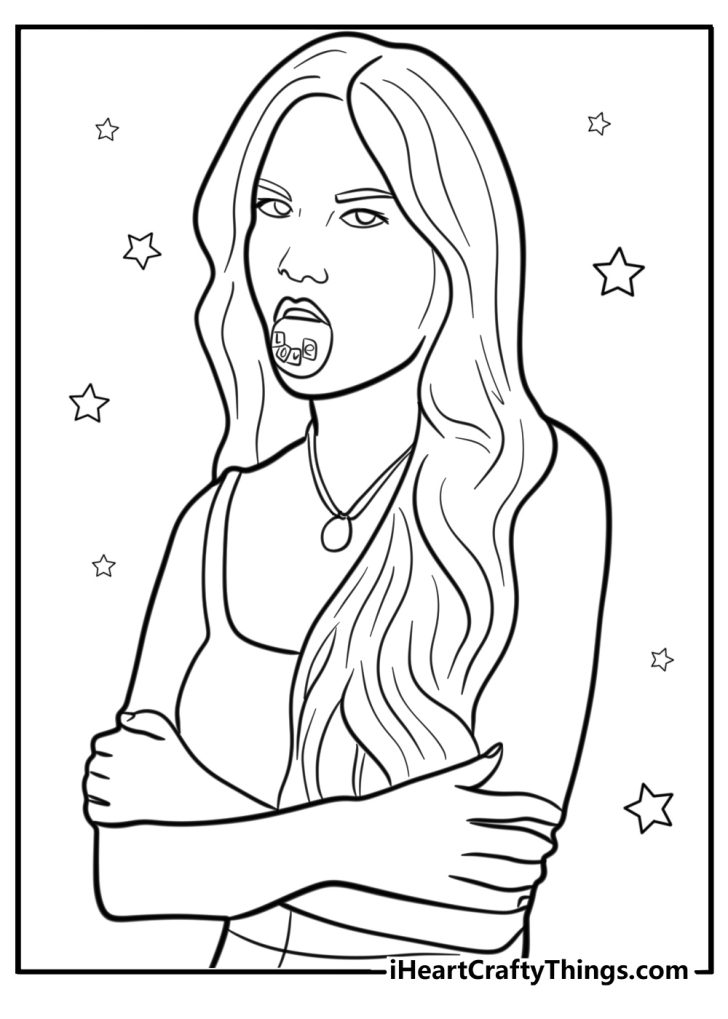 20 New Olivia Rodrigo Coloring Pages (100% Free To Print)