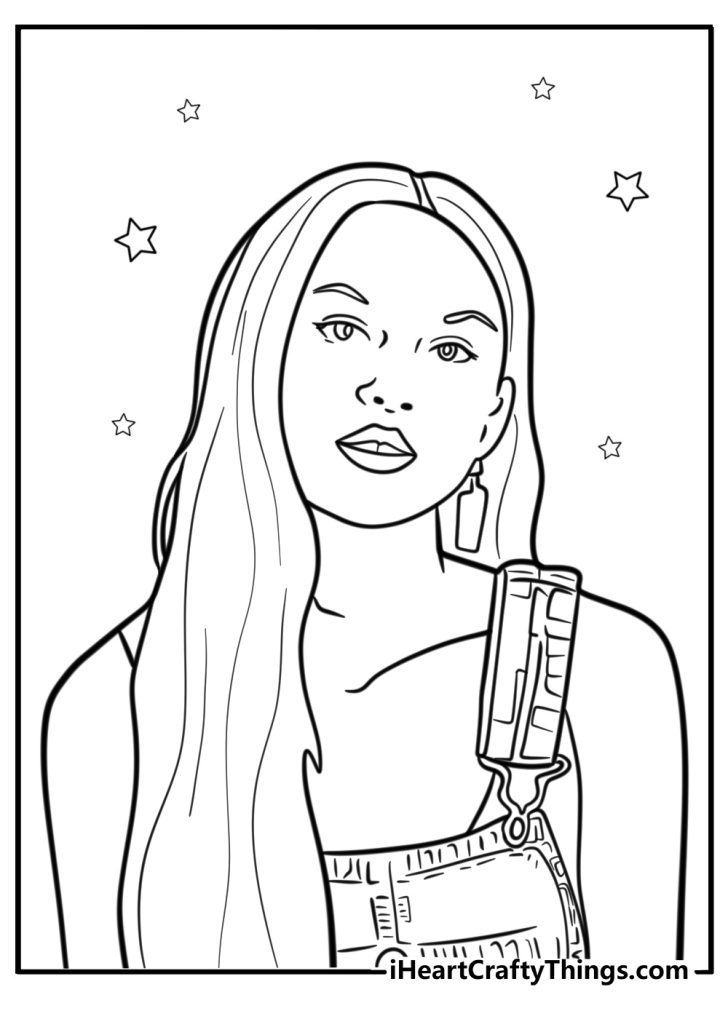 20 New Olivia Rodrigo Coloring Pages (100 Free To Print)