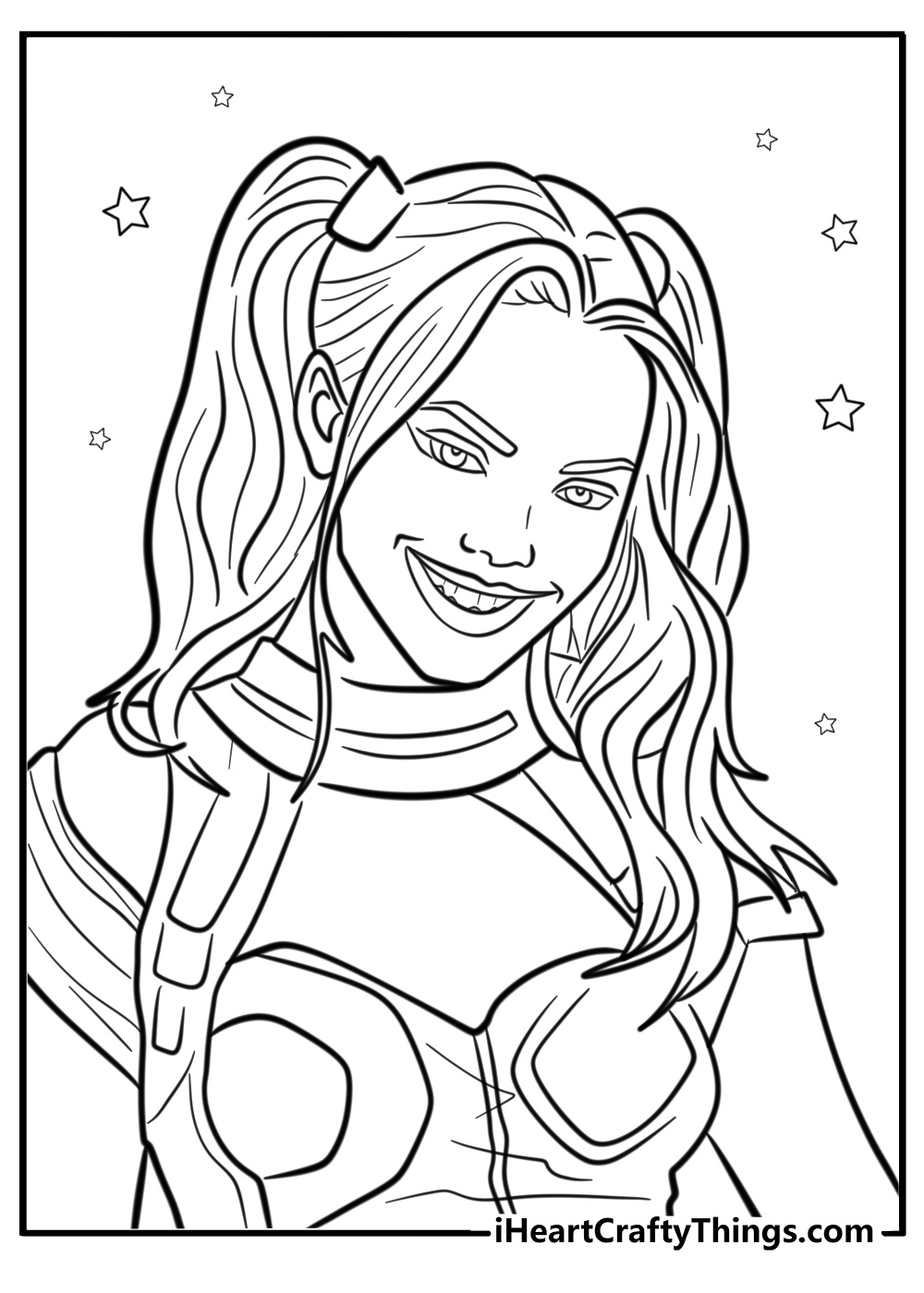 Original harley quinn coloring sheets