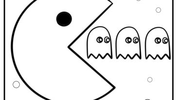 Pacman coloring pages