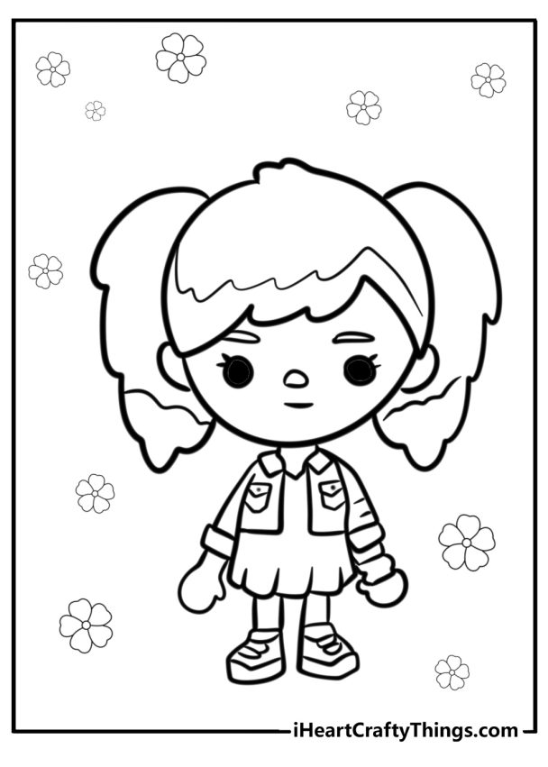 35 New Toca Boca Coloring Pages (100% Free To Print)