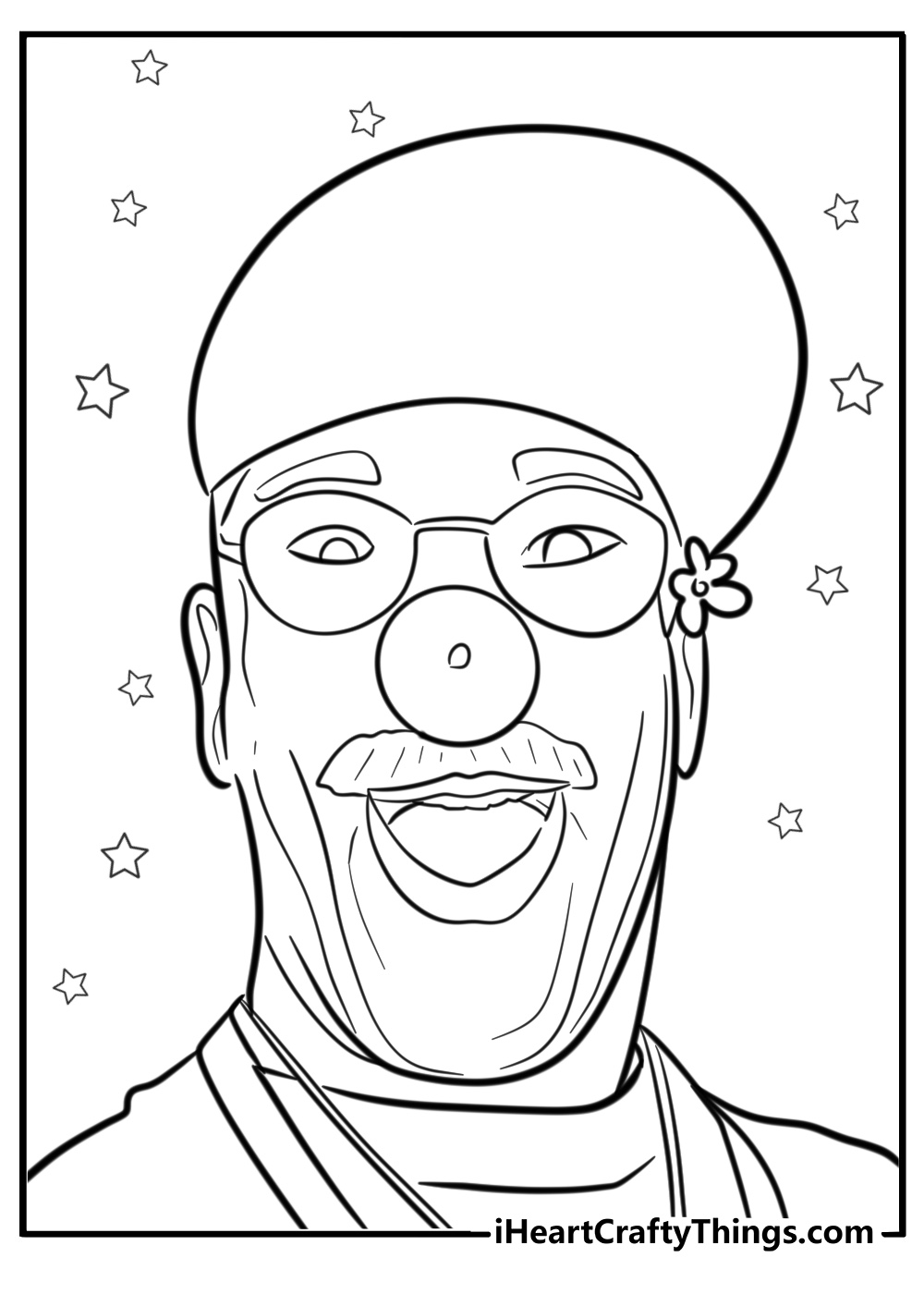 Patch adams clown doctor free pdf coloring page