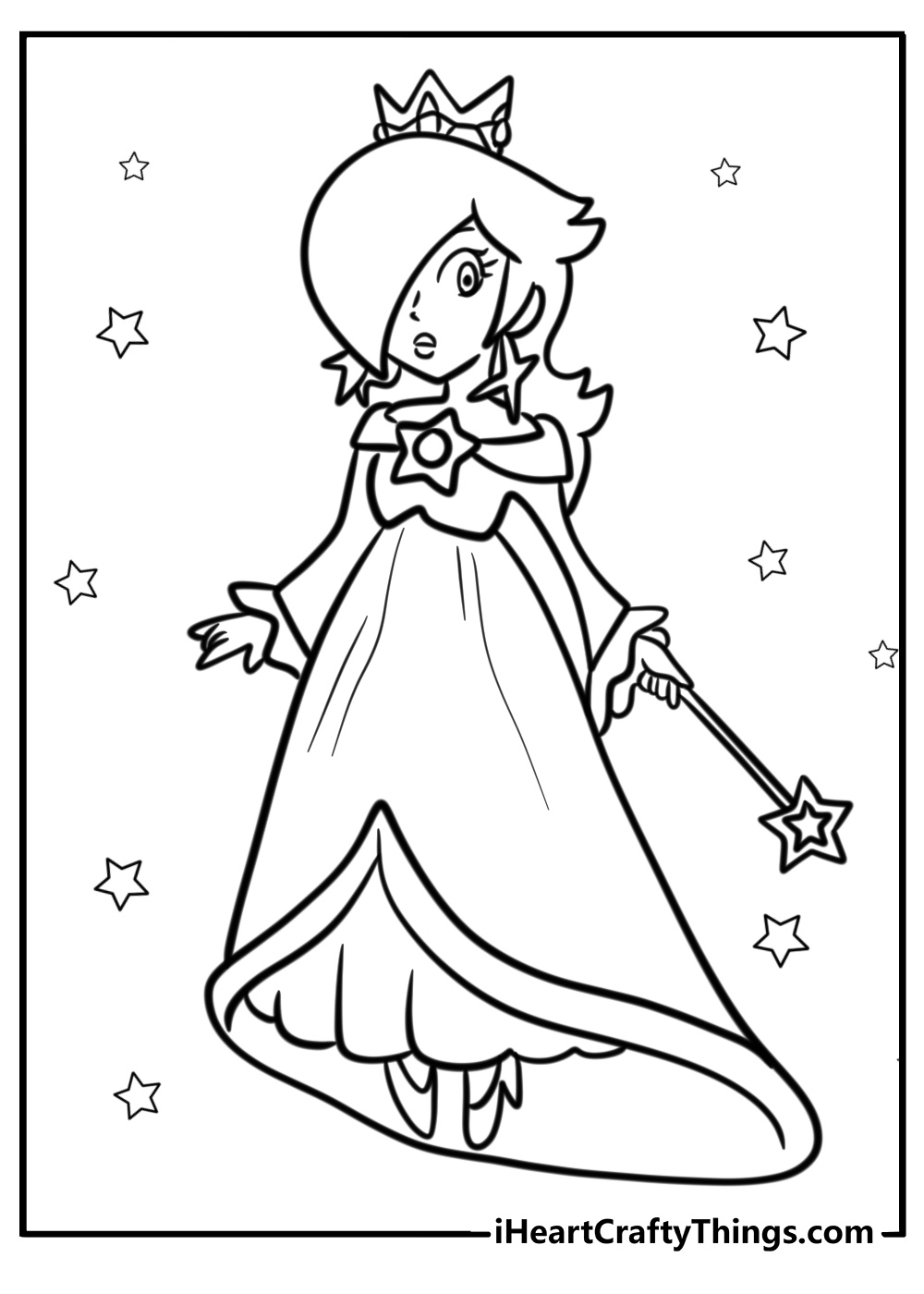 Rosalina coloring pages