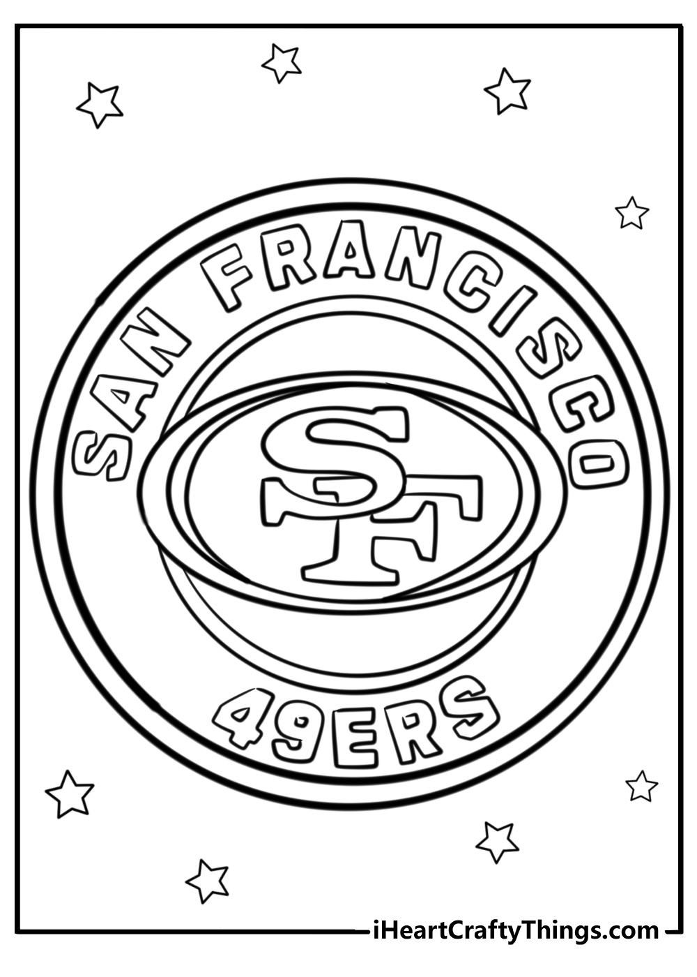 San francisco 49ers coloring pages