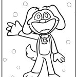 Smiling critters coloring pages dogday