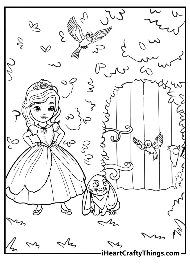 29 New Sofia The First Coloring Pages (100% Free To Print)