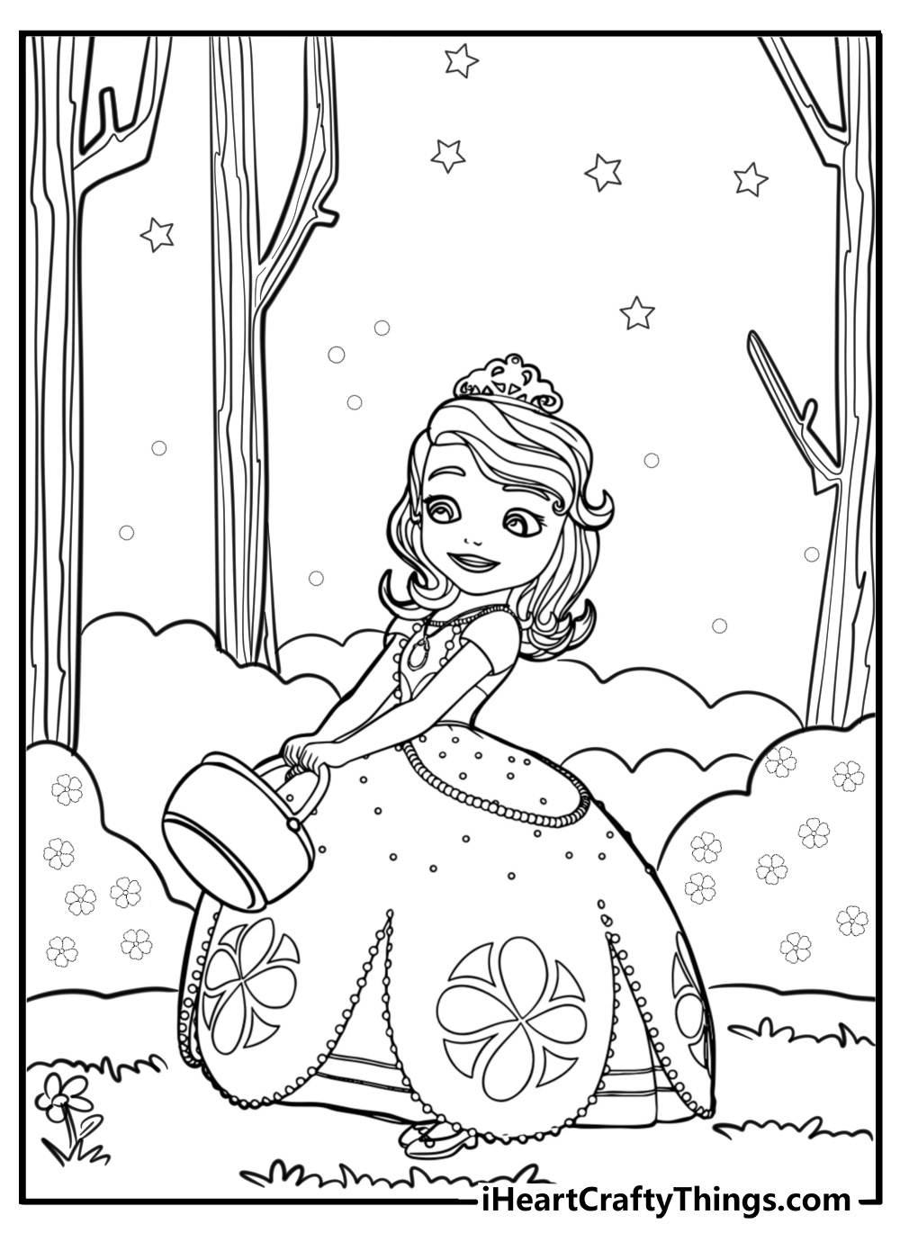 Sofia the first in the enchanted forest free printable pdf