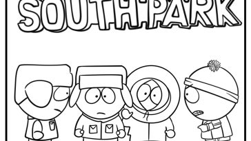 South park coloring pages