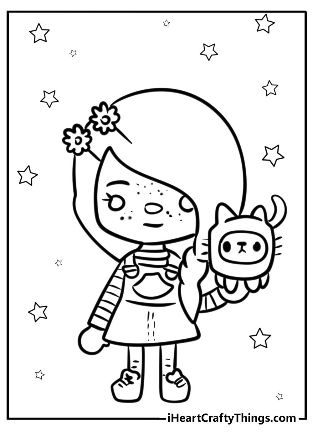 Toca boca coloring pages for kids